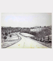 Blue ridge parkway(USA, Appalachian mountains)